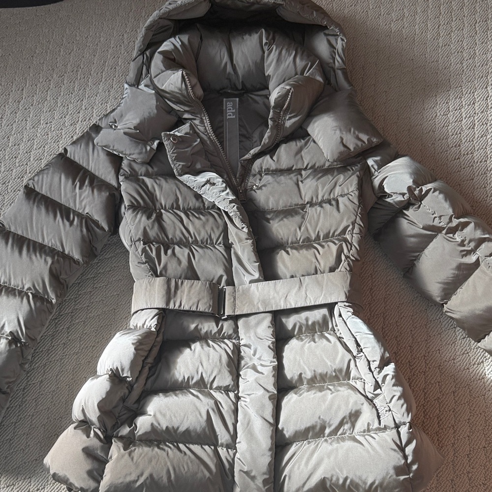 Add Down Women's Gray Puffer Jacket